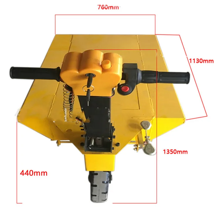 New Model High Cost Effective 600kg Economic Electric Pallet Truck Rough Terrain Pallet Jack