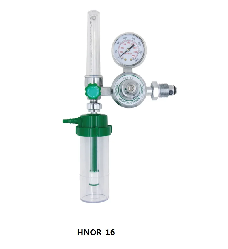 
Manufacturer Oxygen Regulator with Humidifier Medical Equipment Made in China HNOR-16 