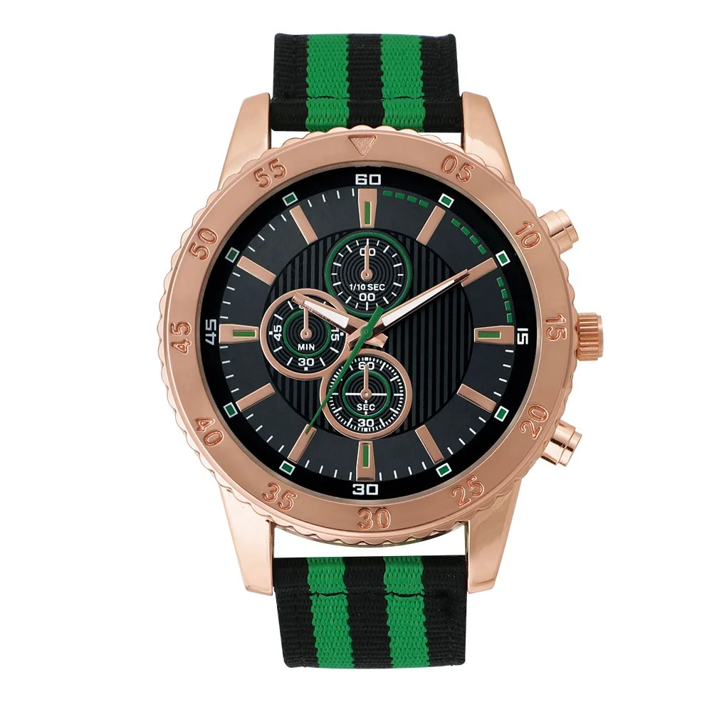 japan movt quartz sports nylon strap stainless ste