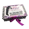 custom wholesale human hair extension paper box package