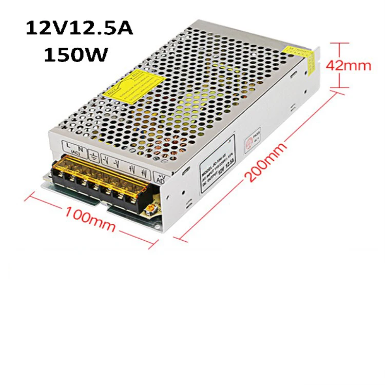 
Hot selling single 12v 150W switch mode power supply 