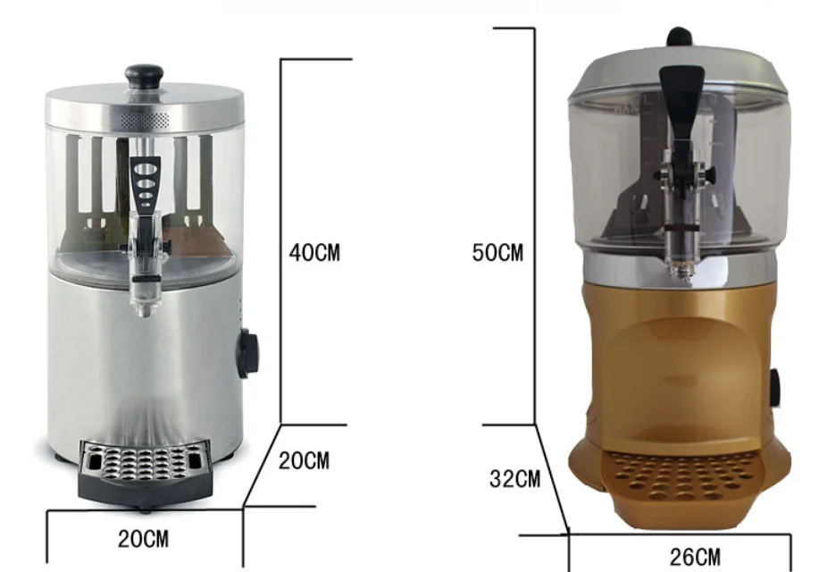 Hot Chocolate Milk Drinking Dispenser Hot Chocolate Maker Mixing