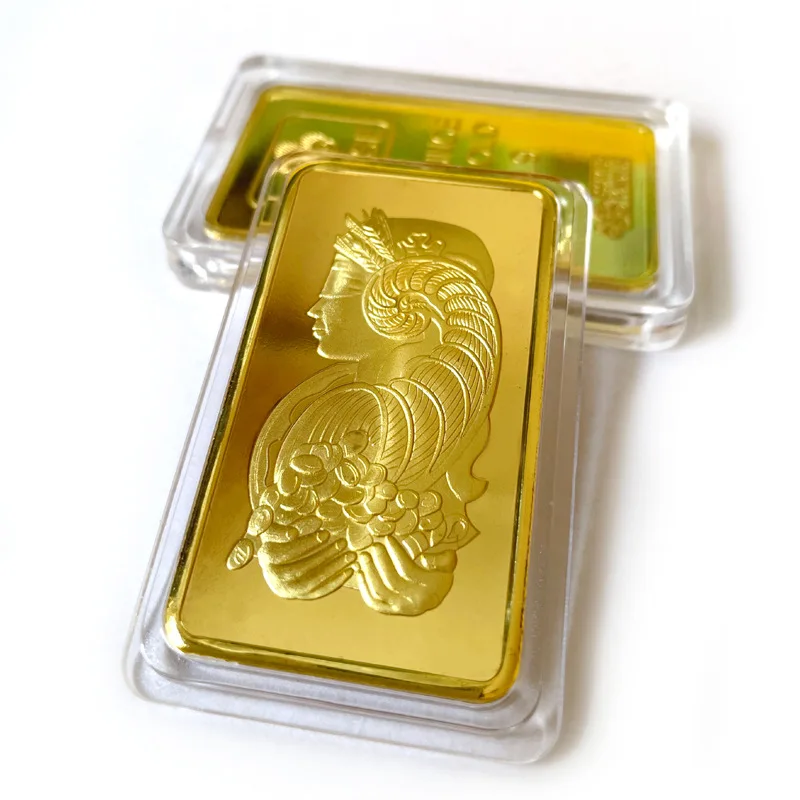 High Quality Commemorative Custom Made Metal Gold Clad Plated Tungsten