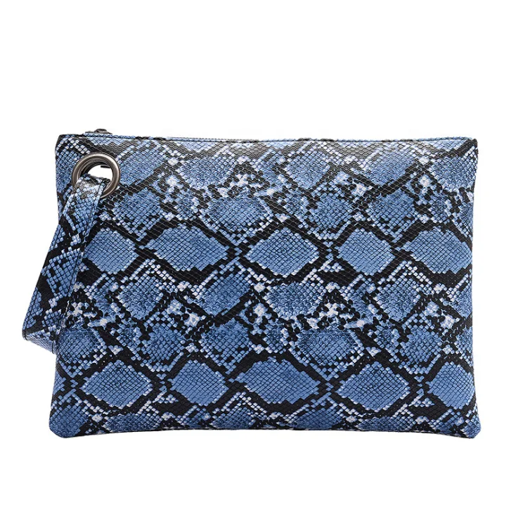 

Hot sale Brand New Style Women's Purse Synthetic Leather Snake Skin Envelope Bag, Same as pics