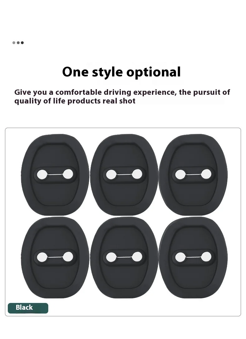 Door Latch Protector Universal Thickened Anti-Collision Door Lock Sticker Protective Car Door Shock Absorber Cushion Pad