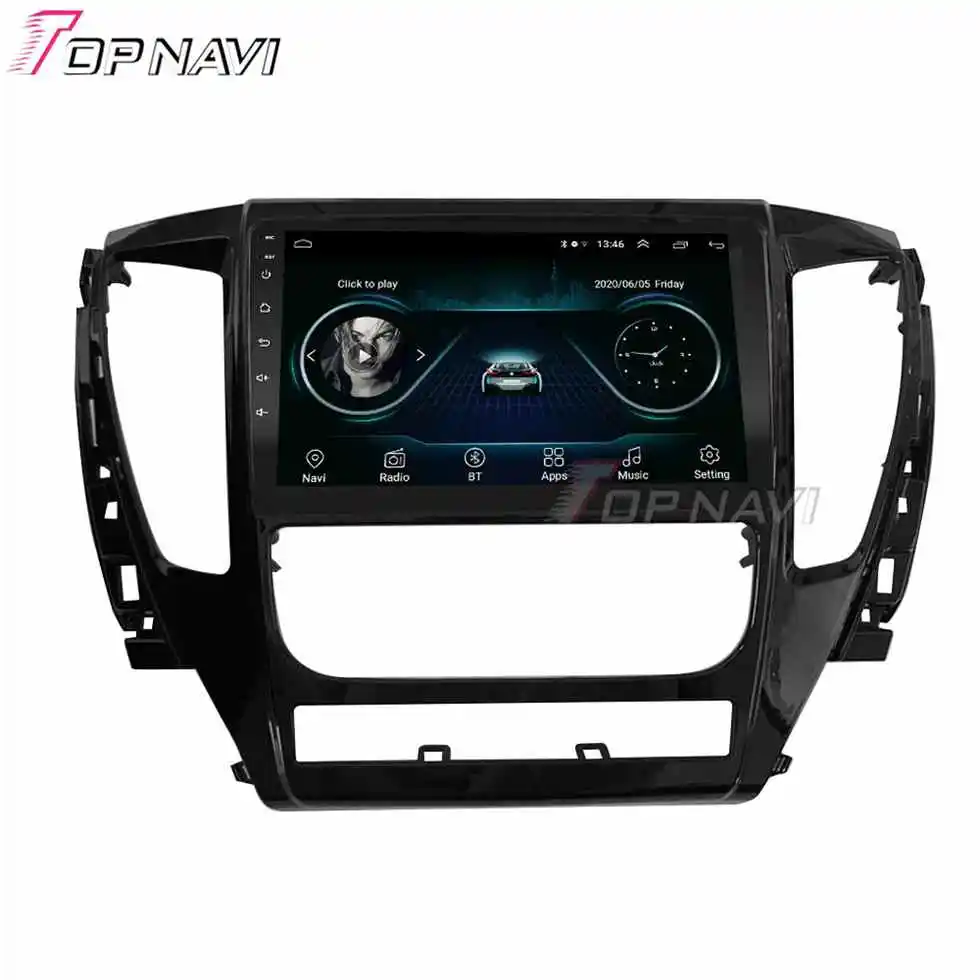 Oem Car Multimedia Player Fascia Frame For Mitsubishi Pajero 2016 2017