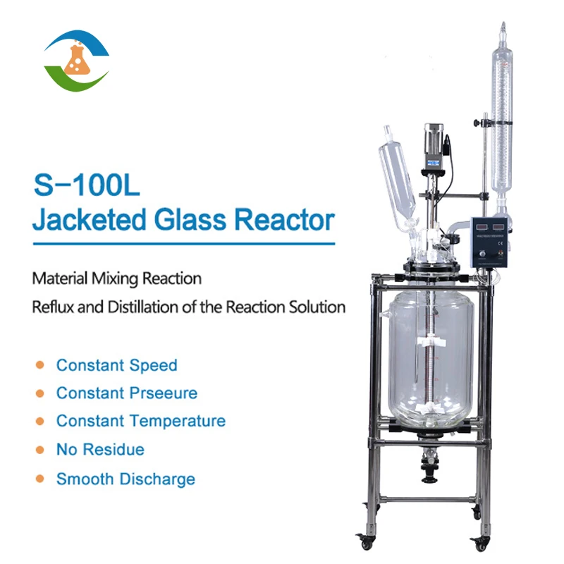 5-100l Glass Lab Staingless-Stell Reactor