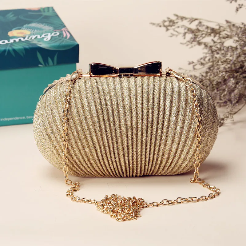 golden purse for bridal