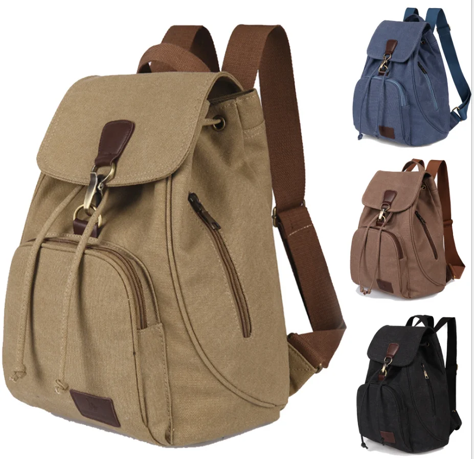 plain canvas backpack