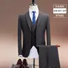 PJ1929A latest design men's business suits wedding three pieces set (jacket+pants+Vest)