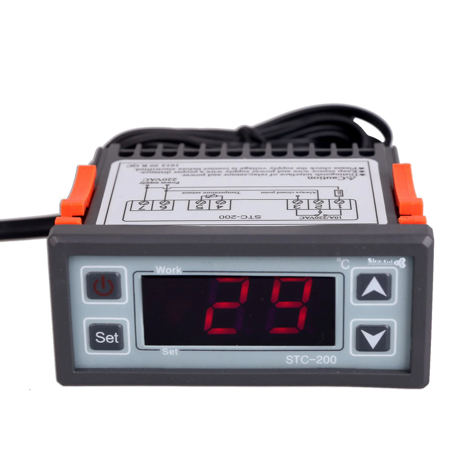 Temperature Controller,STC-200 Digital Microcomputer Thermostat Temperature Controller with Refrigeration Heating