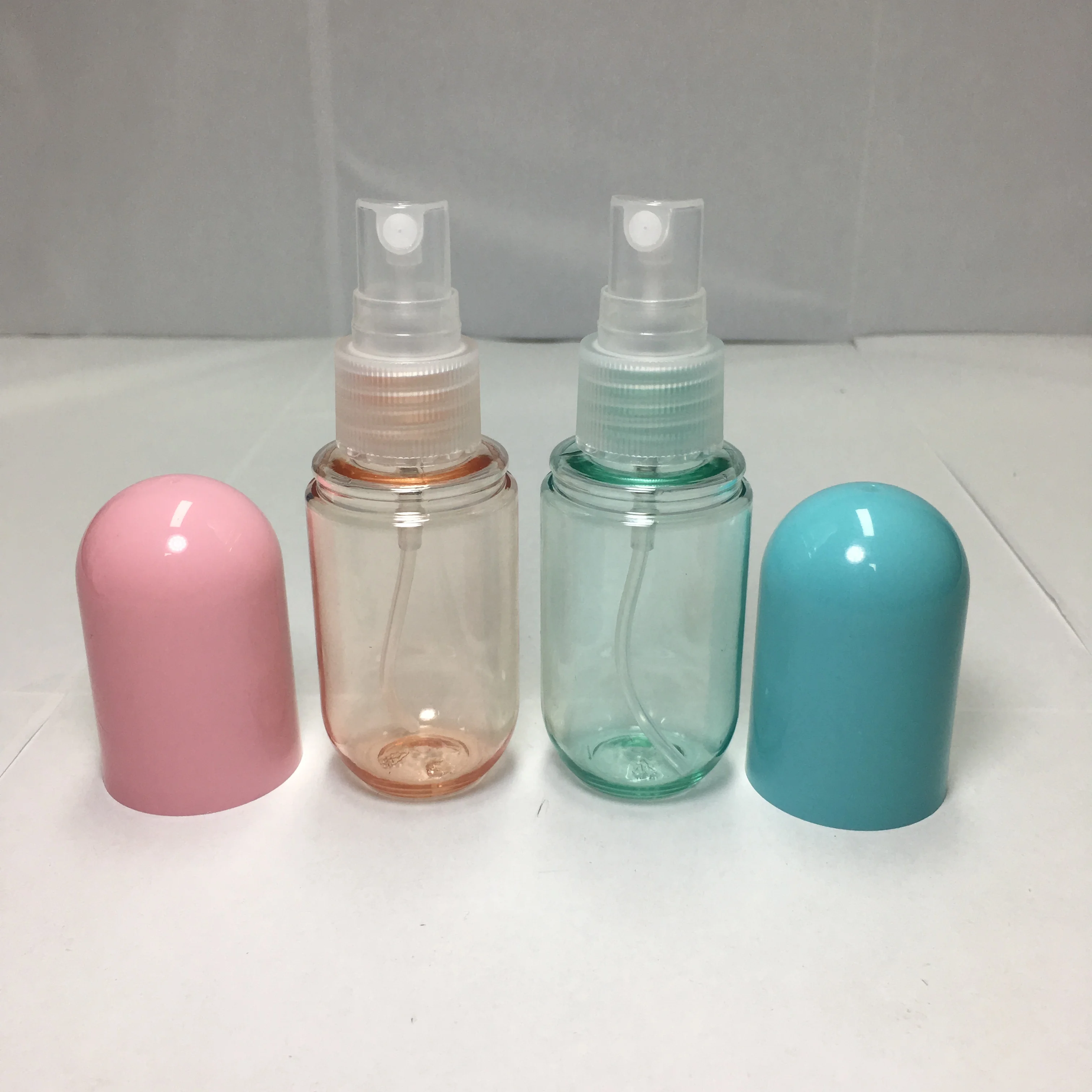 40毫升丸形喷雾器瓶护肤包装丝网印刷宠物泵喷雾器美容包装