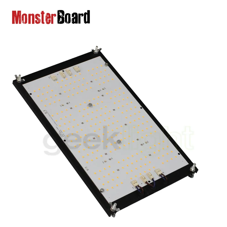 Geeklight 120w monster board lm301h+osr xpe2 660nm+xpe2 730nm+lg uv 395nm led grow light