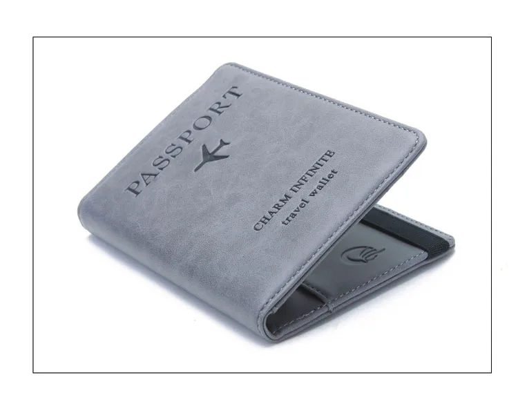 2026 Custom Sublimation Travel Wallet with RFID Card Holders and Passport Cover Cowherd Fashion