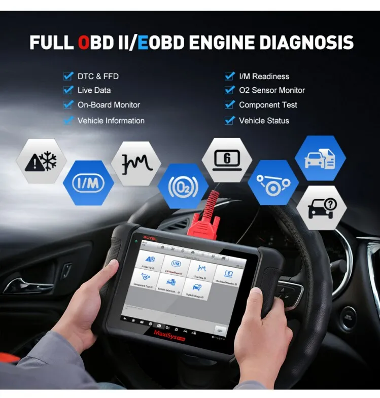 Smart AutoVIN technology Autel Maxisys MS906 Diagnostic Tools Check Engine and Code Reader Car Scanner