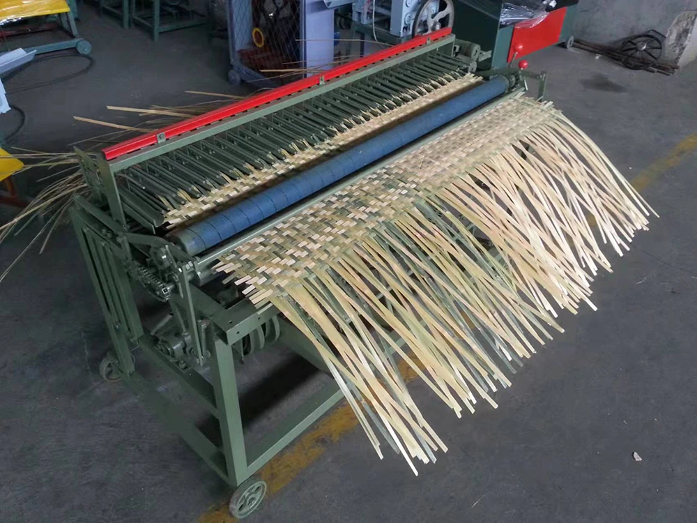 Bamboo Mat Weaving Knitting Machines Rattan Mat Weaving Machine For