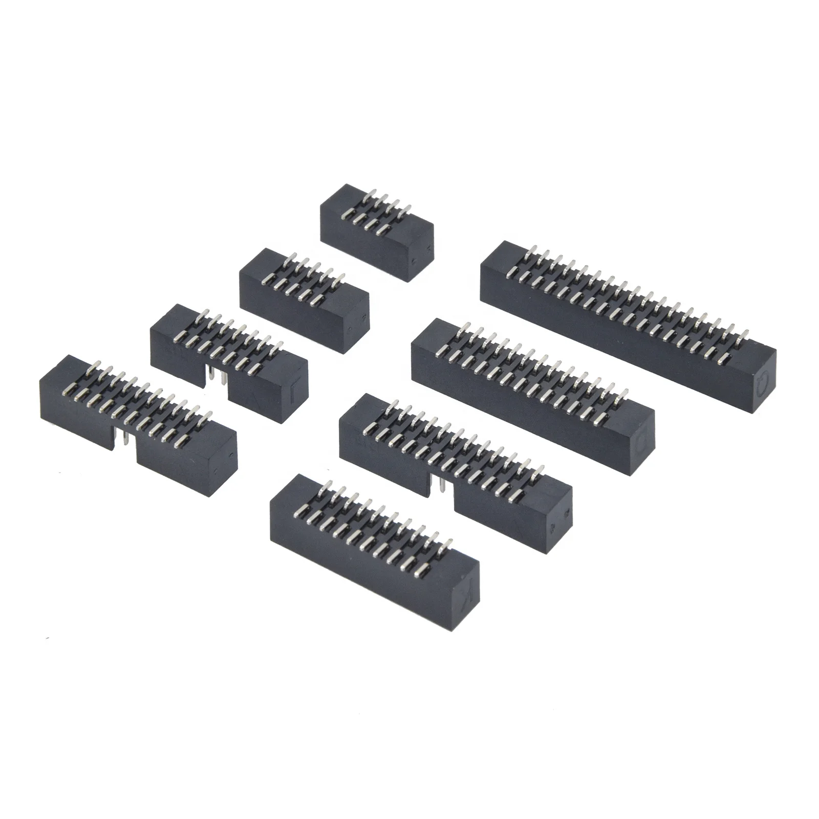 2mm Smt Box Header Socket 40pin Smd 254mm Single Dual Row 14pin 6pin 12 10 Pins 127mm Male 