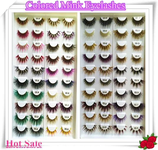 Wholesale Lashes Cheap 3D, 5D Mink False Lashes and Colorful Lashes, 100% Import Vietnam Mink Eyelash Vendors