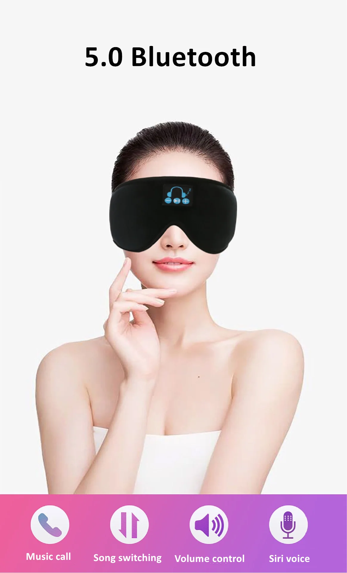 2023 3d Contoured Eye Masks Sleeping Smart Eye Care Wireless Electric