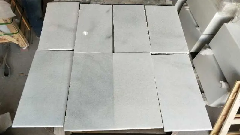 Customized Project Vietnam Crystal White Marble Floor Tiles