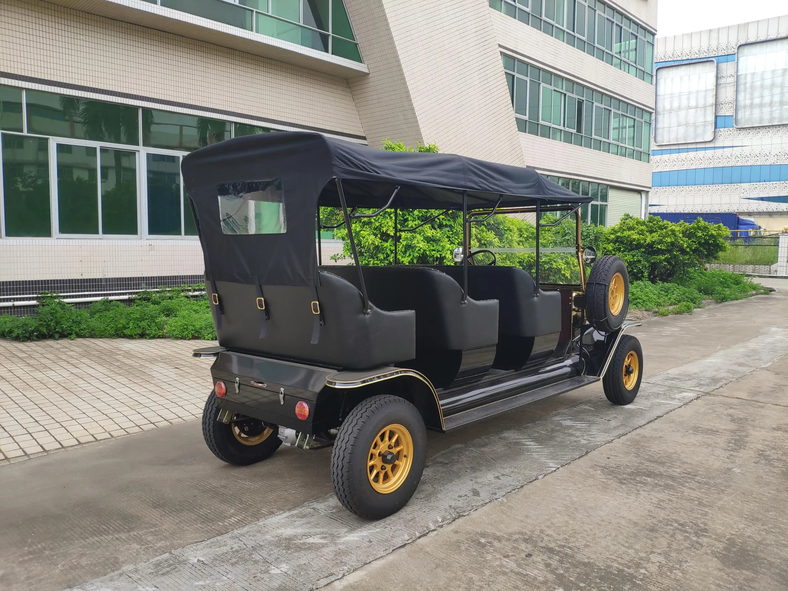 Rariro 8-Seater Electric Golf Cart Buggy Steel Plastic Material for Station Port Airport Mall School Villa Hotel Golf Course