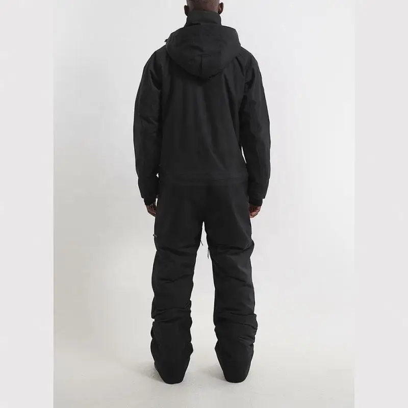 Black Color Custom Men Winter Windproof Waterproof Full Snowboard Ski
