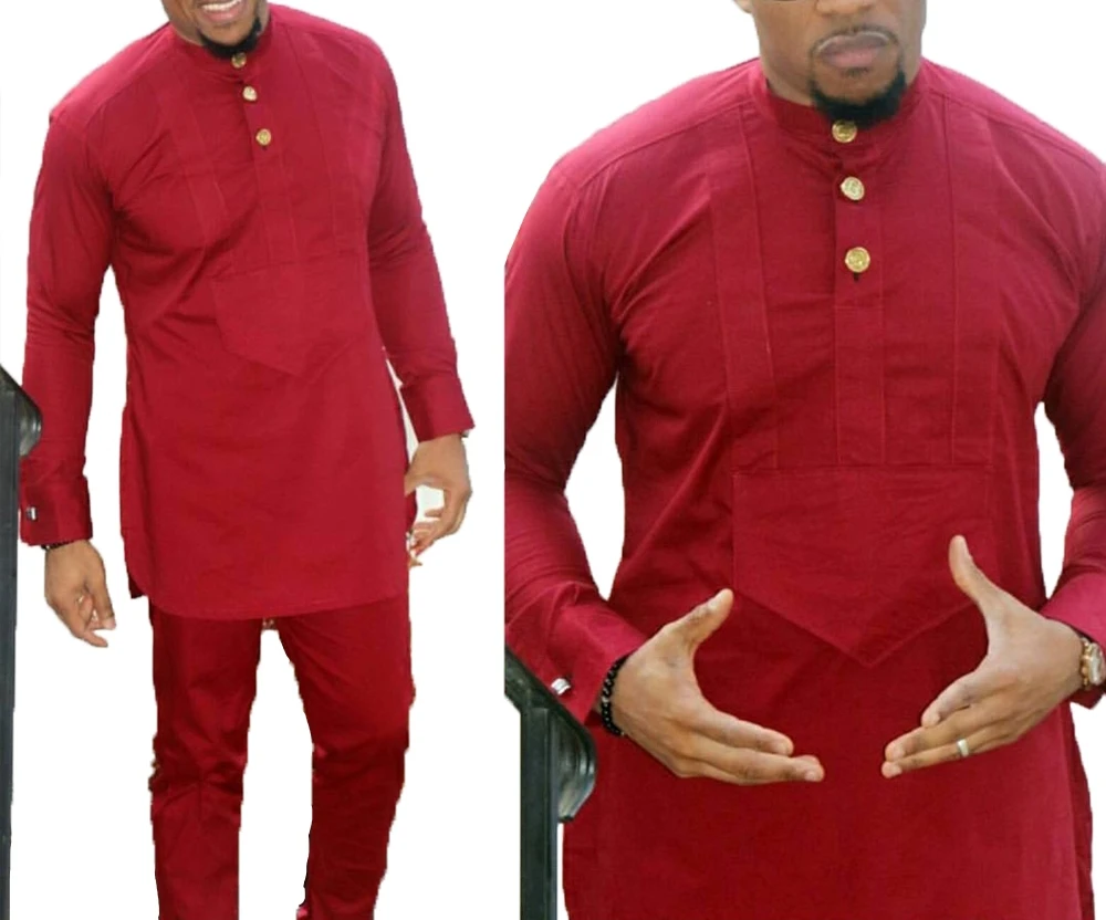 H & D Wholesale Cheap Quality African Clothing Patterns Khaki Pant