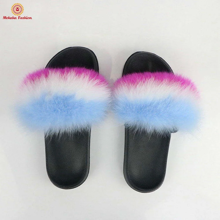 womens fur slippers