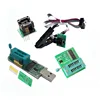 Taidacent SOP8 Test Clip + CH341A SPI Programmer +1.8V Conversion Seat + SOP8 to DIP8 Burning Station Bios Chip Programming