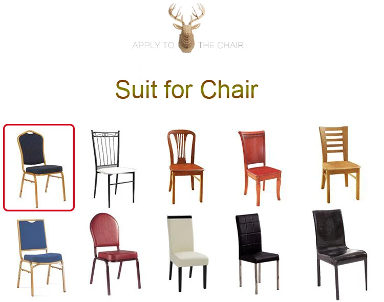 Wholesale Stretch Dining Gold Chair Covers For Wedding Banquet Party
