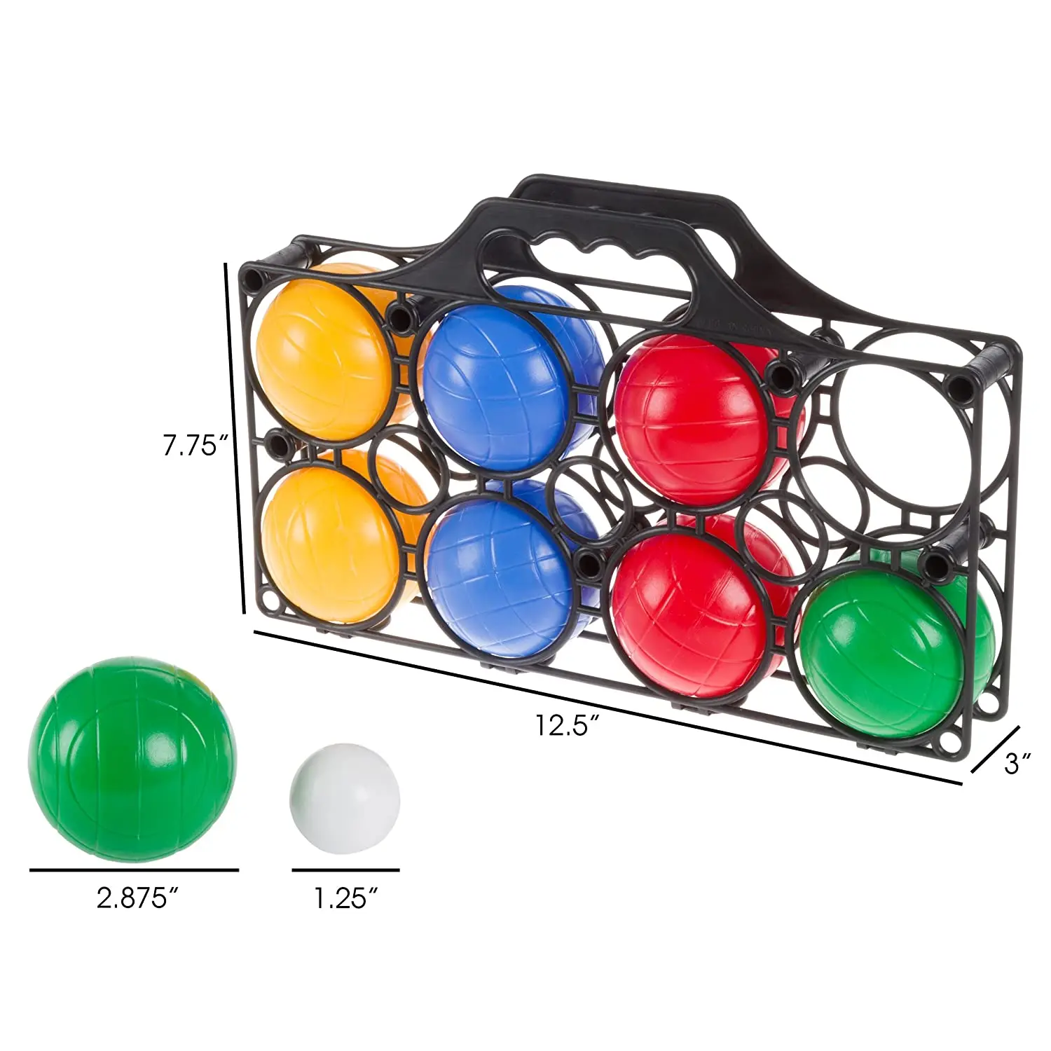 High Quality Classic Water Filled Plastic Custom Bocce Ball Set With