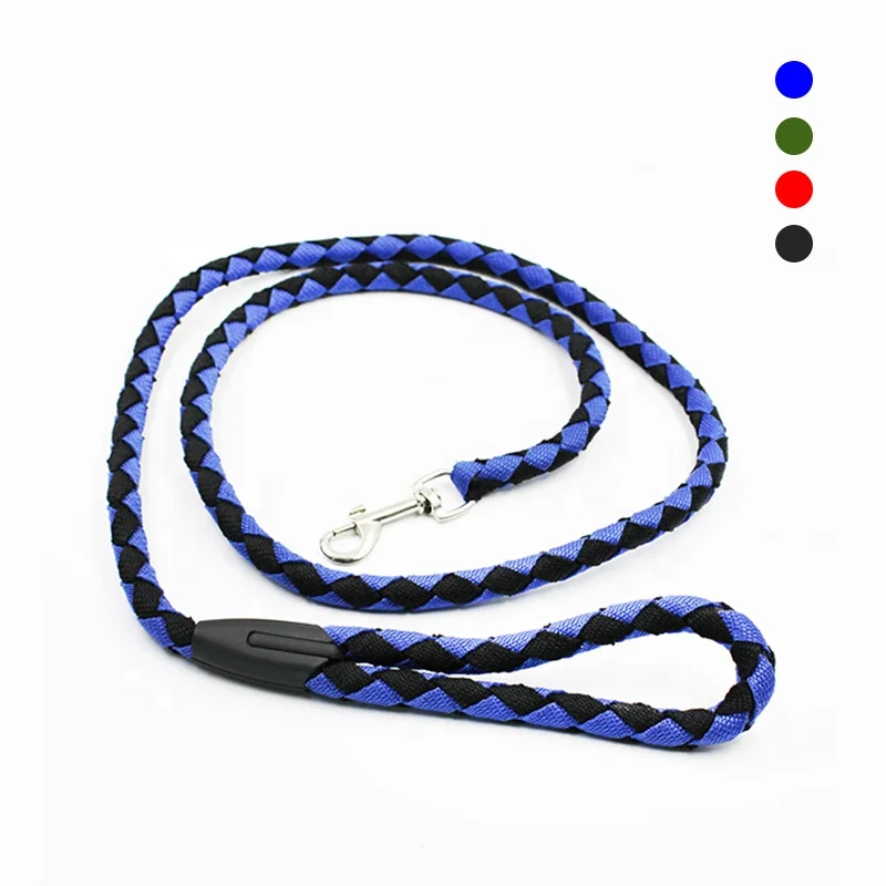 braided nylon rope dog leash