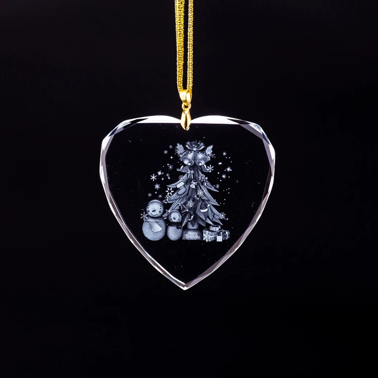 Oval Shapes Glass Hanging Pendant Ornament For Gifts Blanks Pendants