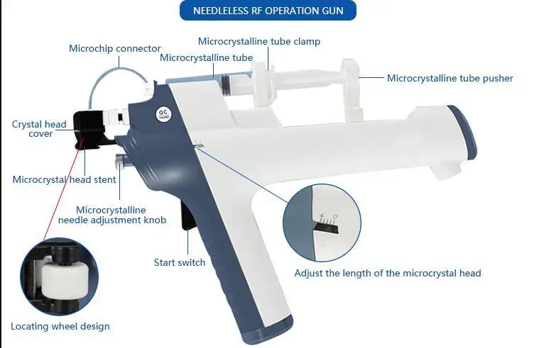 Injection Mesotherapy Gun Sans Aiguille Mesogun Pistolas Mesotherapy Machine