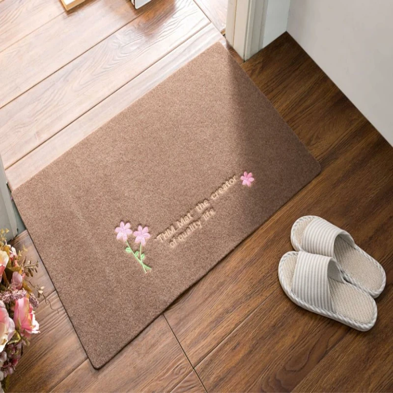 Customized Logo Oriental Floor Mats Embroidered Door Mat Welcome Floor Mats Embroidered Door Mat
