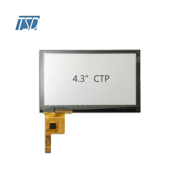 Customized 4.3 Inch Touch Panel Pcap 4 