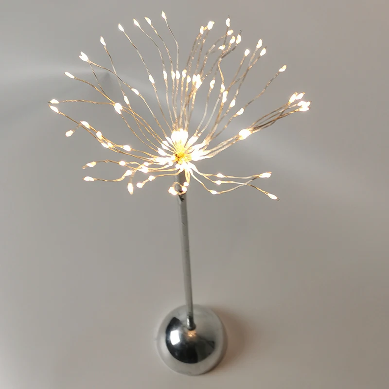 90  L Christmas Room decoration Copper Wire LED Lights Holiday lighting 50cm luces led Dandelion