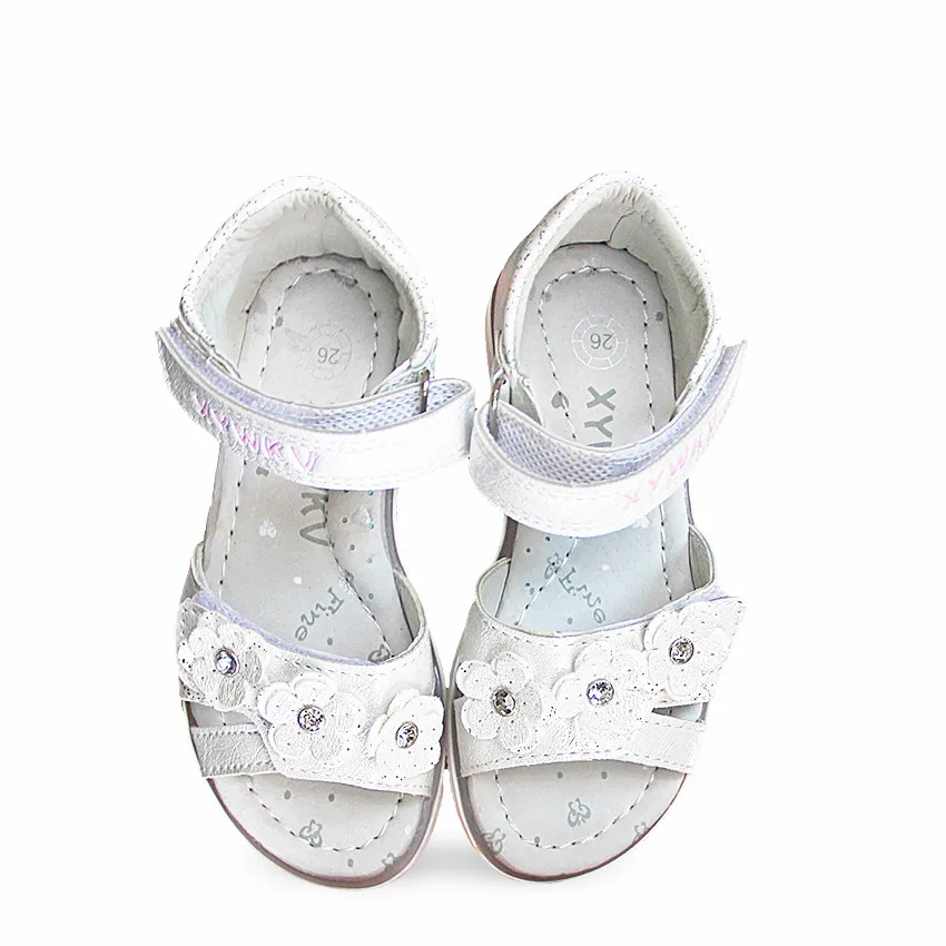 new nice fashion low price girls flat sandals kids open toe sandals for children