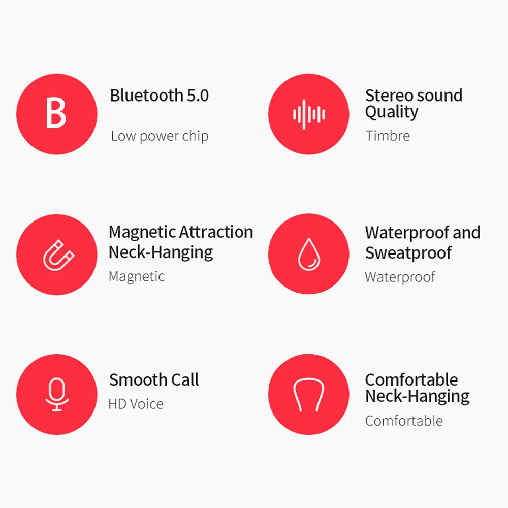 Golden Sky Bluetooth Earphone Bluetooth Headset Wireless Earbuds Earpiece Sport Neckband Bluetooth Headphones Factory Wholesale - ANKUX.COM