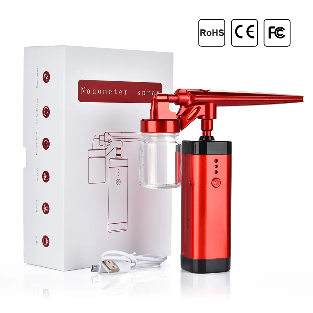 2020 New Style Portable Professional Rechargeable Mini Airbrush With Air Compressor Water Tank.jpg