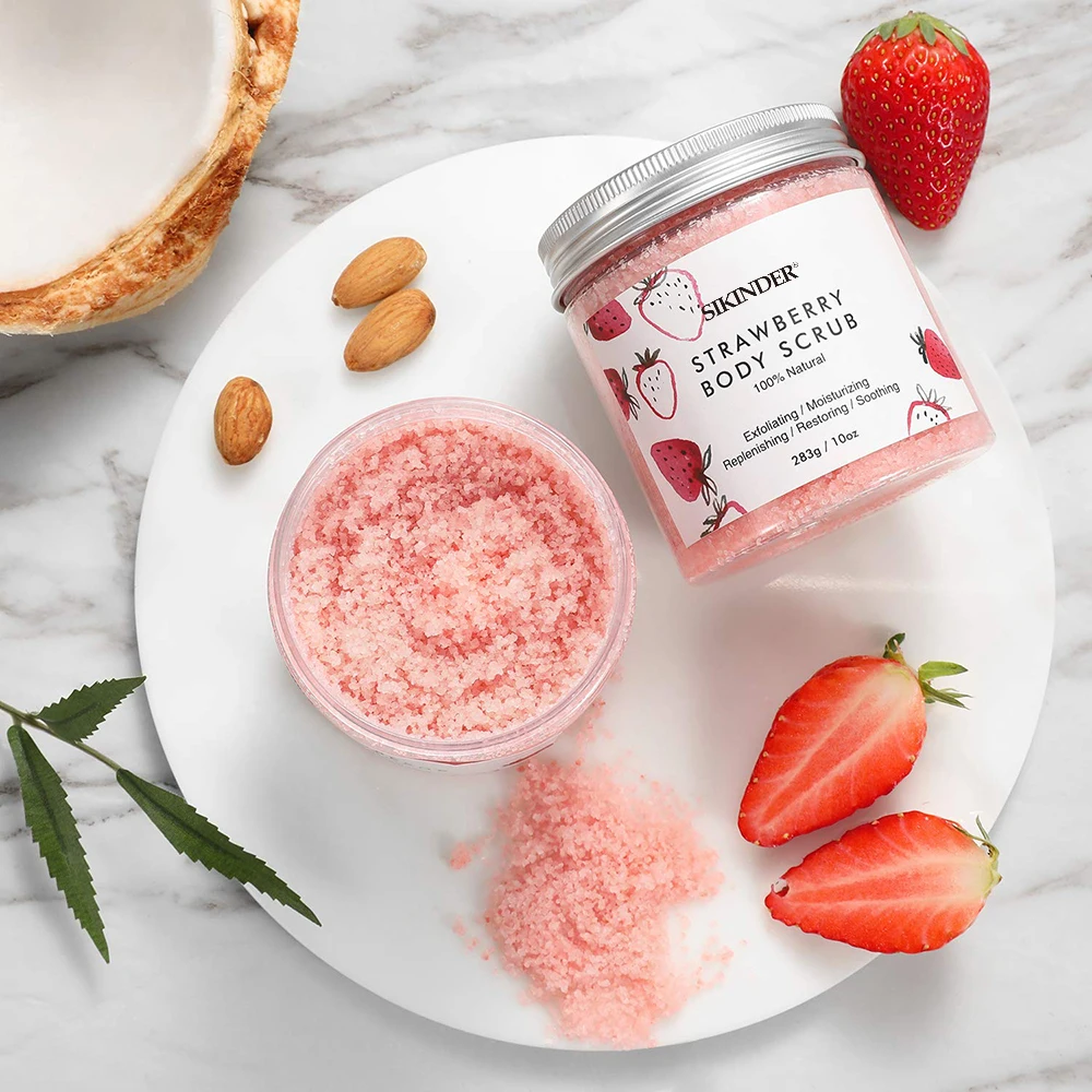 Oem Private Label Organic Natural Strawberry Face Body Scrub Buy