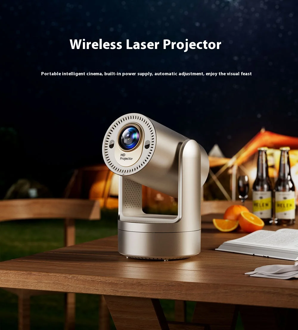 Kalobee Cross-Border HY7 Smart Home Theater Projector 4K WIFI for  Electric Focus Android 14  New Screen  Wholesale
