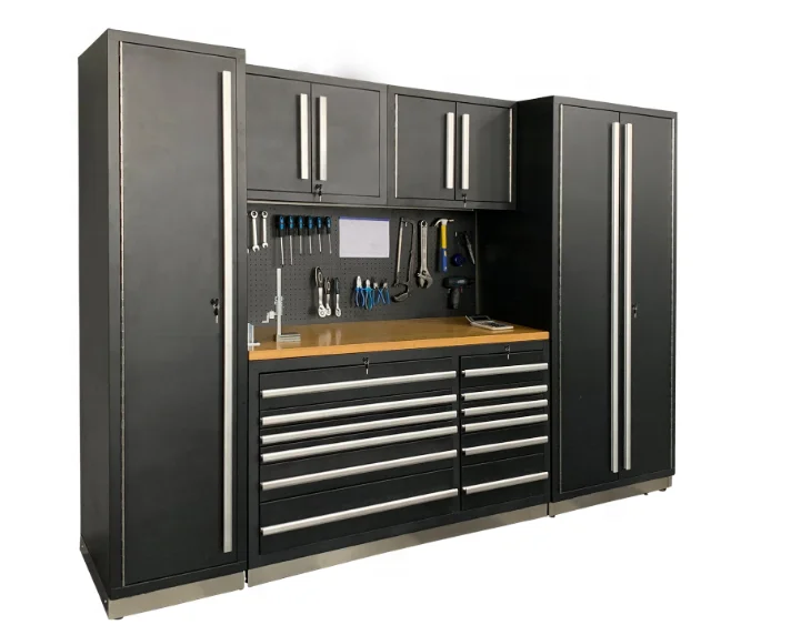 2023 Jzd Tool Cabinet Large New Black Garage Workbench / For Workshop ...