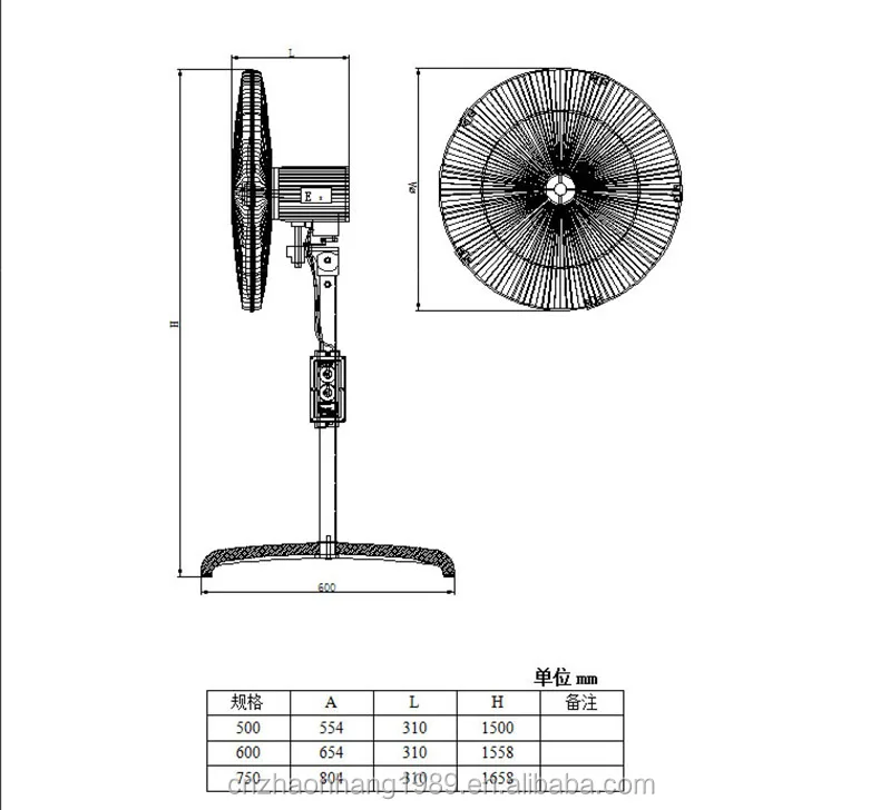 Industrial explosion-proof shaking head fan explosion-proof industrial wall fan/floor fan