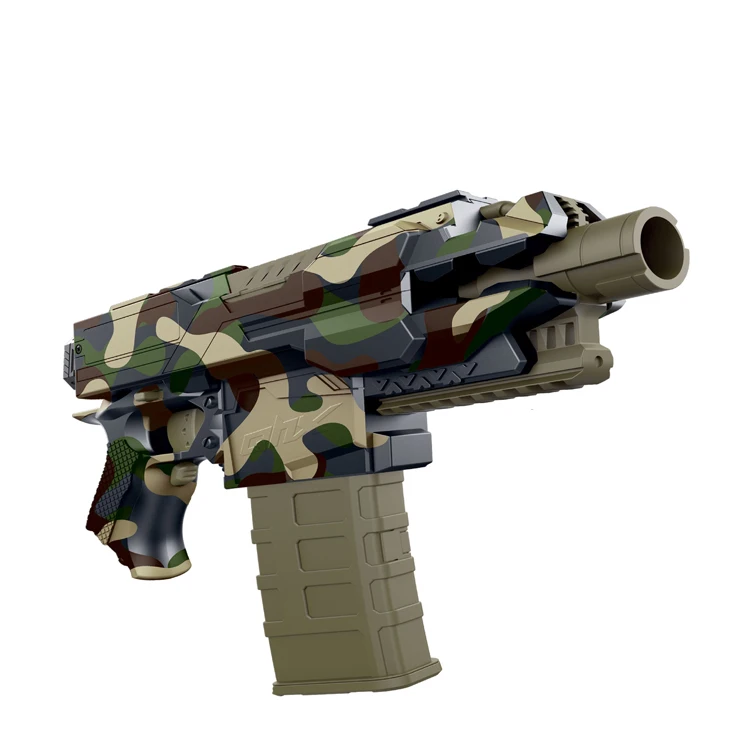 Plastic Toys Gun Electric Shooting Toy for Kid Soft Bullet Electronic Toy As Picture Window Box 3.7V 1200mah 4hours