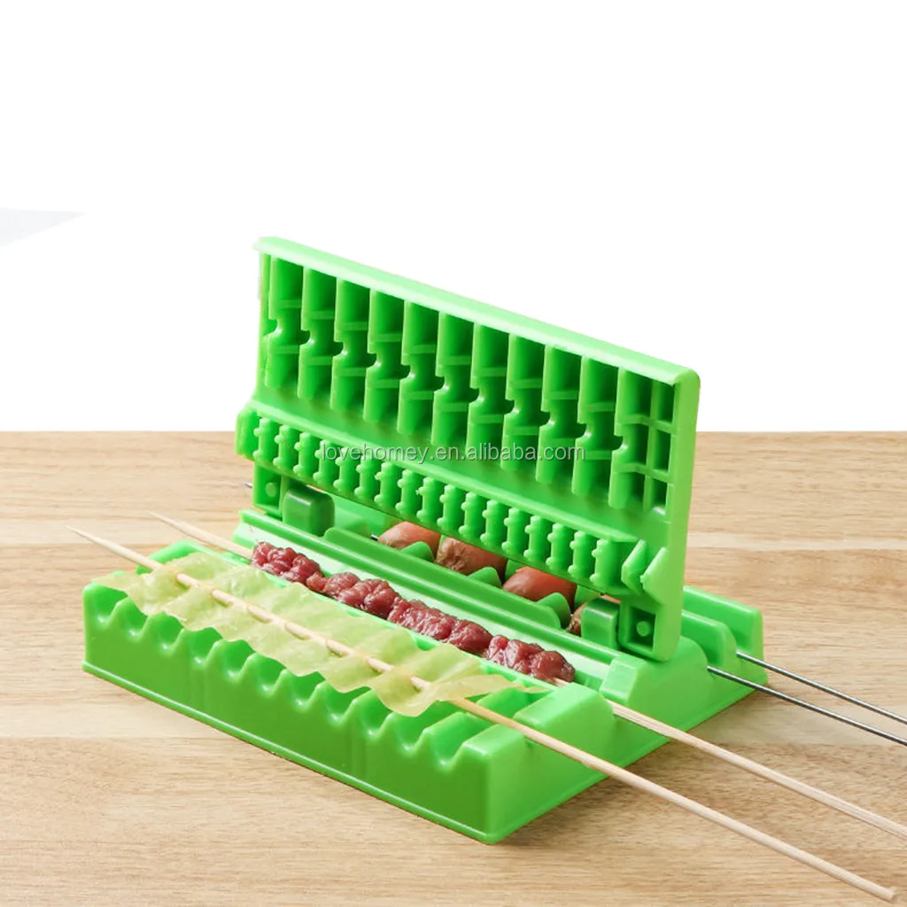 Multifunctional Stringing Machine Fast Stringer Barbecue Kitchen Accessories