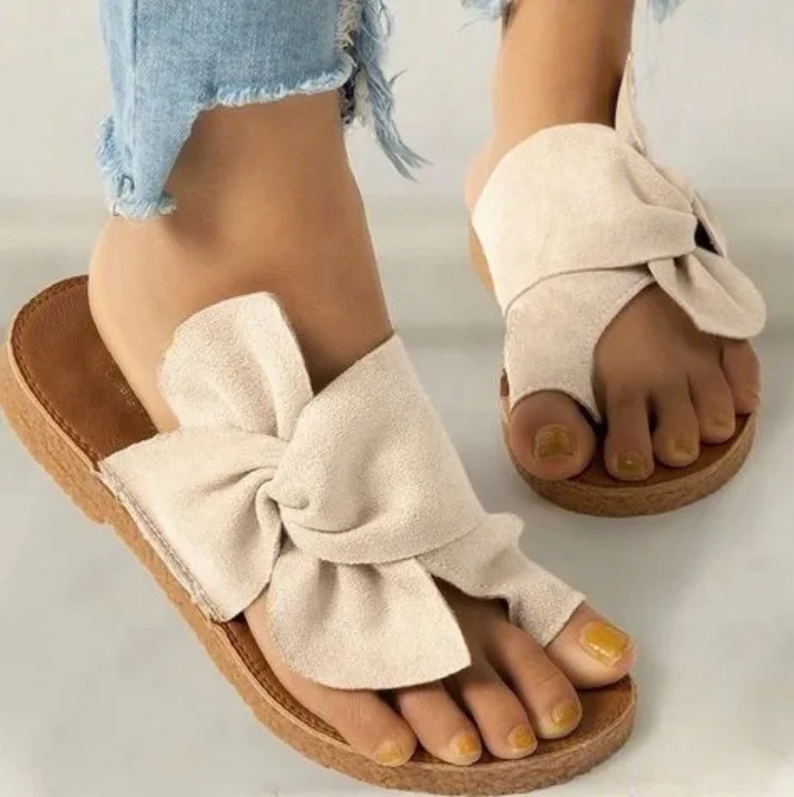 2025 Summer Women's Cross-Border Foreign Trade Sandals New Korean-Style Outdoor Platform Slippers with Thick Bottom Wedge Heel