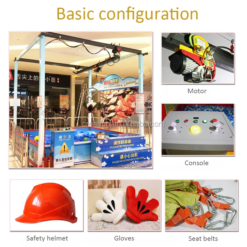 2020 Most attracts coin operated games human claw machine game for mall 