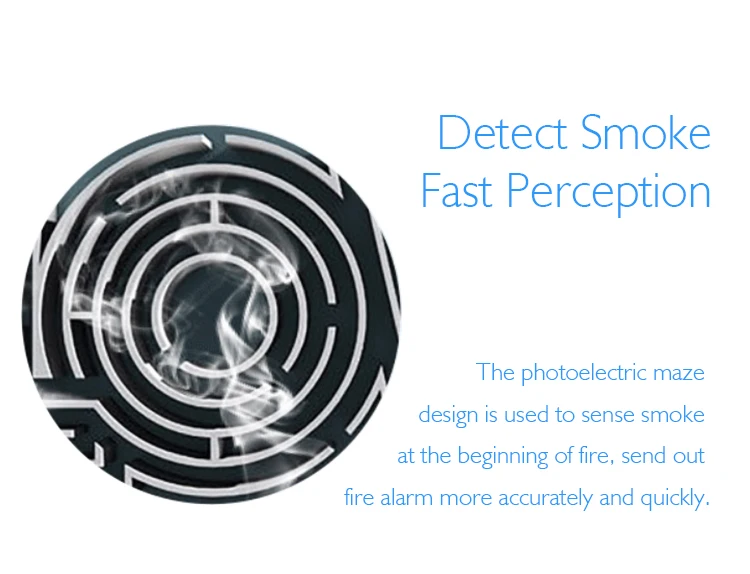 Stand Alone Battery Powered Smart Wireless Smoke Sensor Alarms Detector For Smart Home System - ANKUX.COM