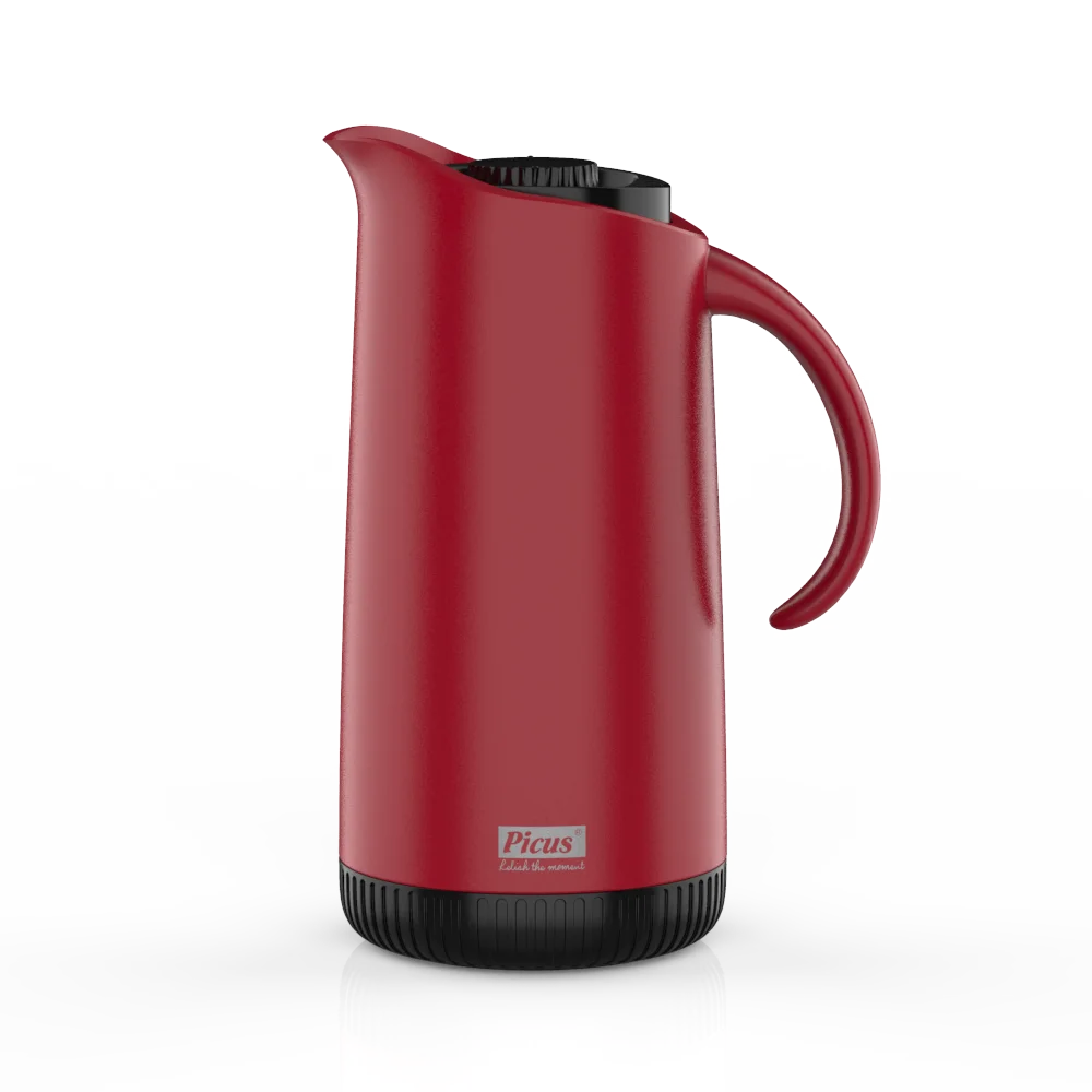 Picus 1.0l Glass Inner Thermal Vacuum Water Jugs Insulated Thermo